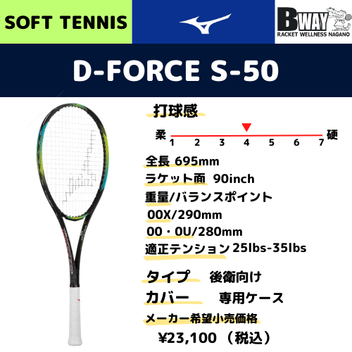 MIZUNO　D-FORCE S50（D-フォース S50）