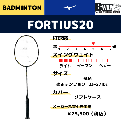 MIZUNO フォルティウス20（FORTIUS20）73JTB021 (フレームのみ) – BWAY