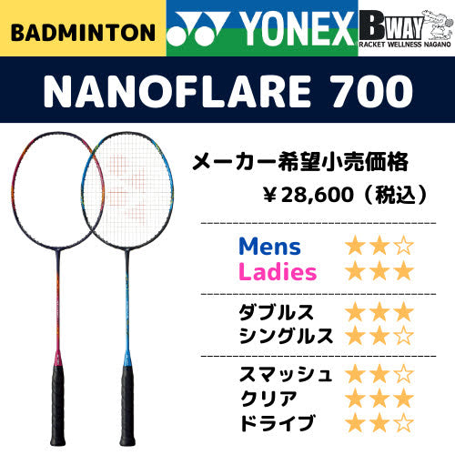 YONEX  ナノフレア700 （NANOFLARE　700）