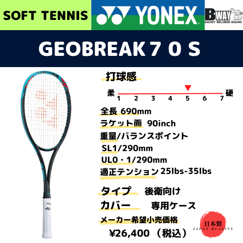 YONEX ジオブレイク70S (GEOBREAK 70S)/ アクア(301) – BWAY長野WEB YONEX ジオブレイク70S (GEOBREAK 70S)/ アクア(301) – BWAY長野WEB